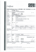 GL welding certificate(2)