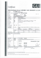 GL welding certificate(1)